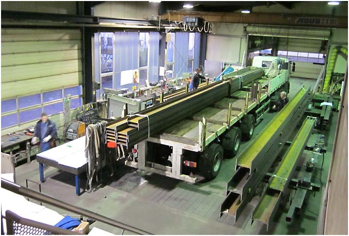 Firma Röder Stahlbau & Metallbau Produktionshalle
